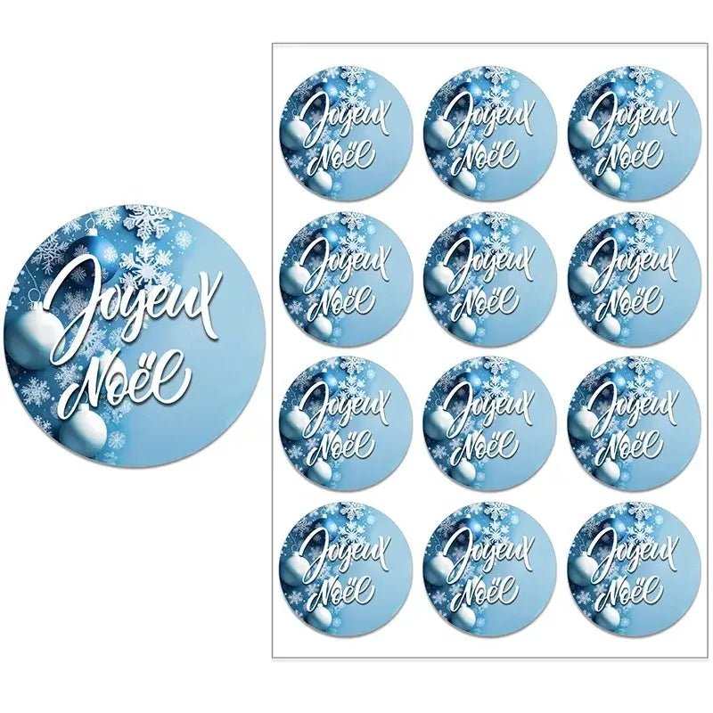 Joyeux Noël Christmas Stickers - Kaiju Mafia