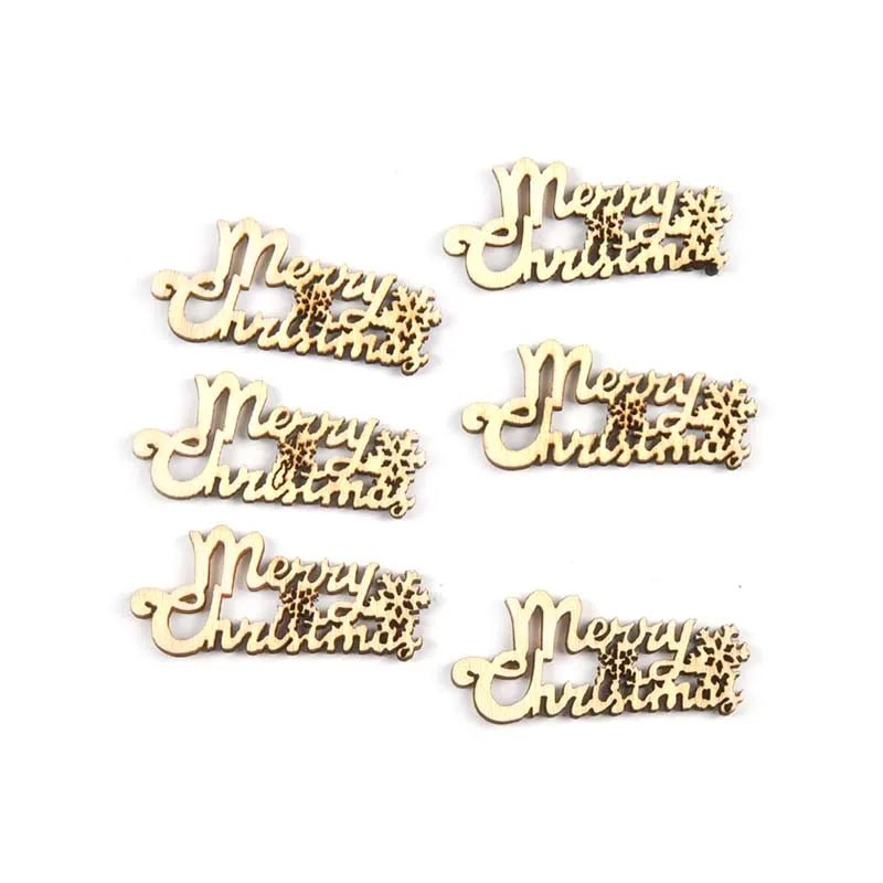 Natural Wooden Christmas Pendant - Kaiju Mafia