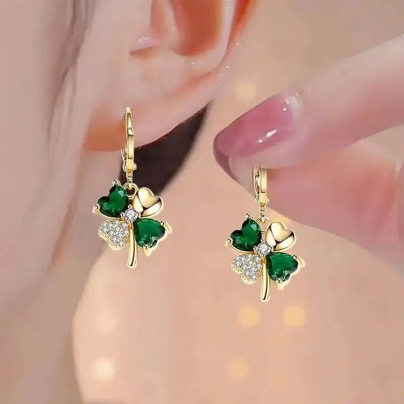 Red Cherry Crystal Earrings - Kaiju Mafia