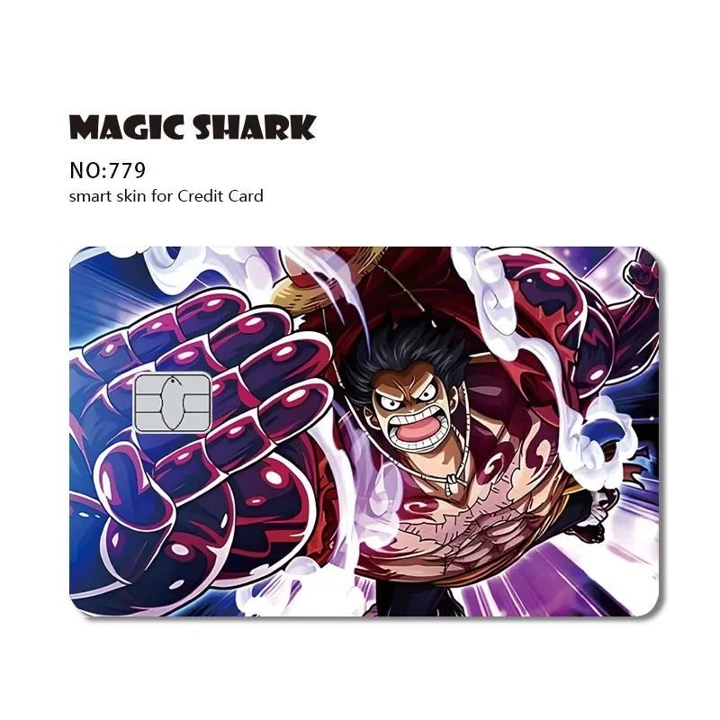 New Cool Anime Dragon Ball Naruto Credit Debit Metro Card Sticker Skin Film Front Side Small Chip Large Chip - Kaiju Mafia
