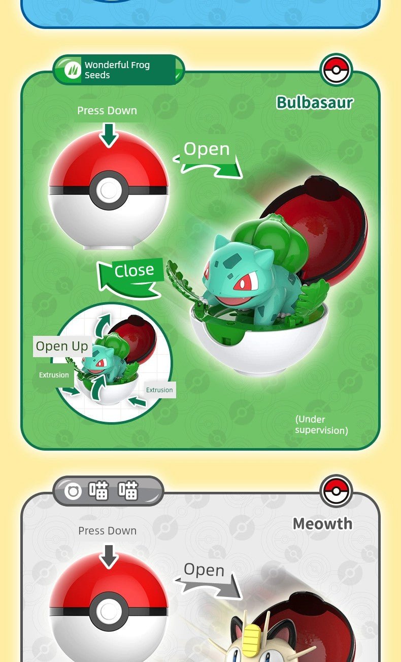 Pokemon Poke Ball Gengar Greninja Toy - Kaiju Mafia