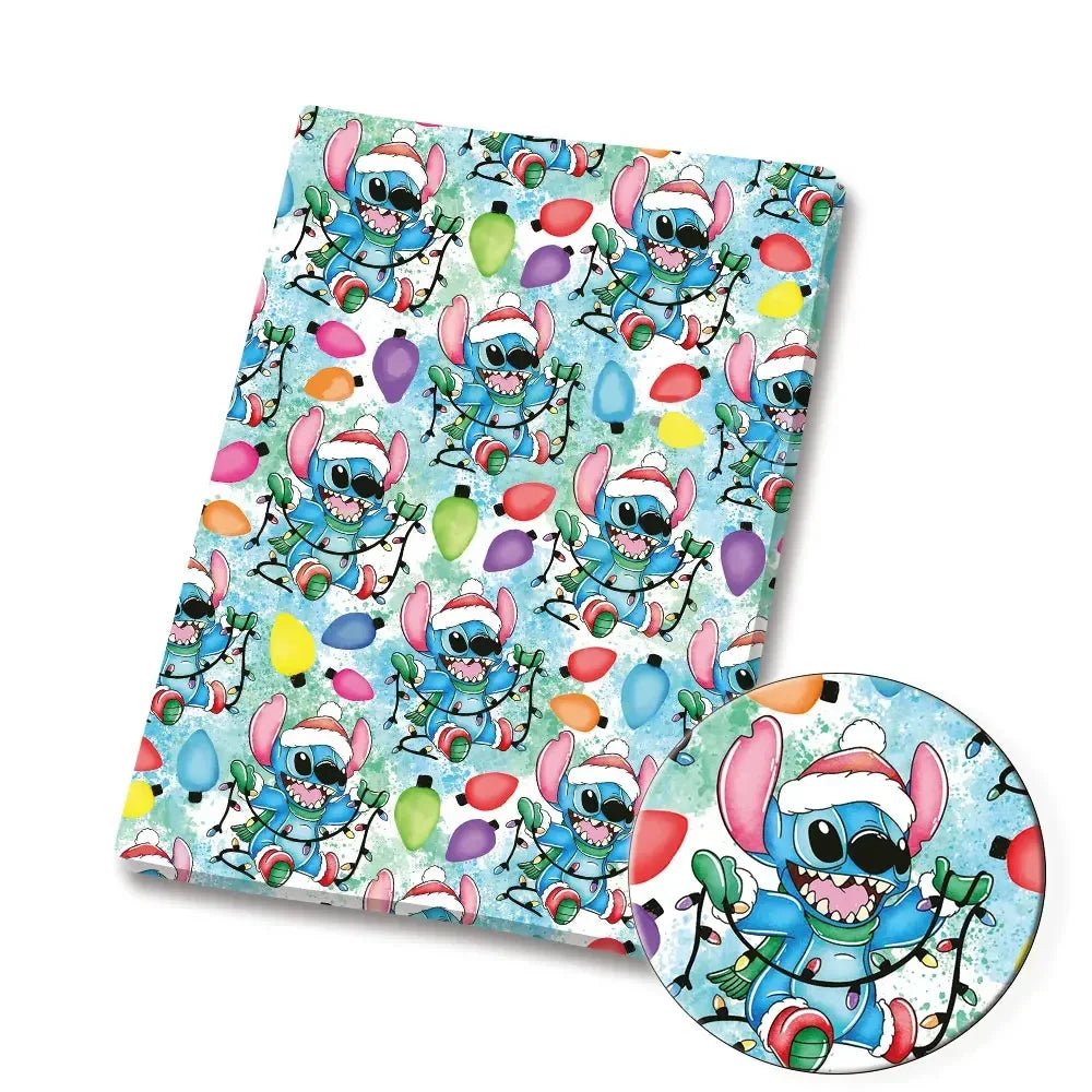 Disney Cartoon Cotton Fabric - Kaiju Mafia