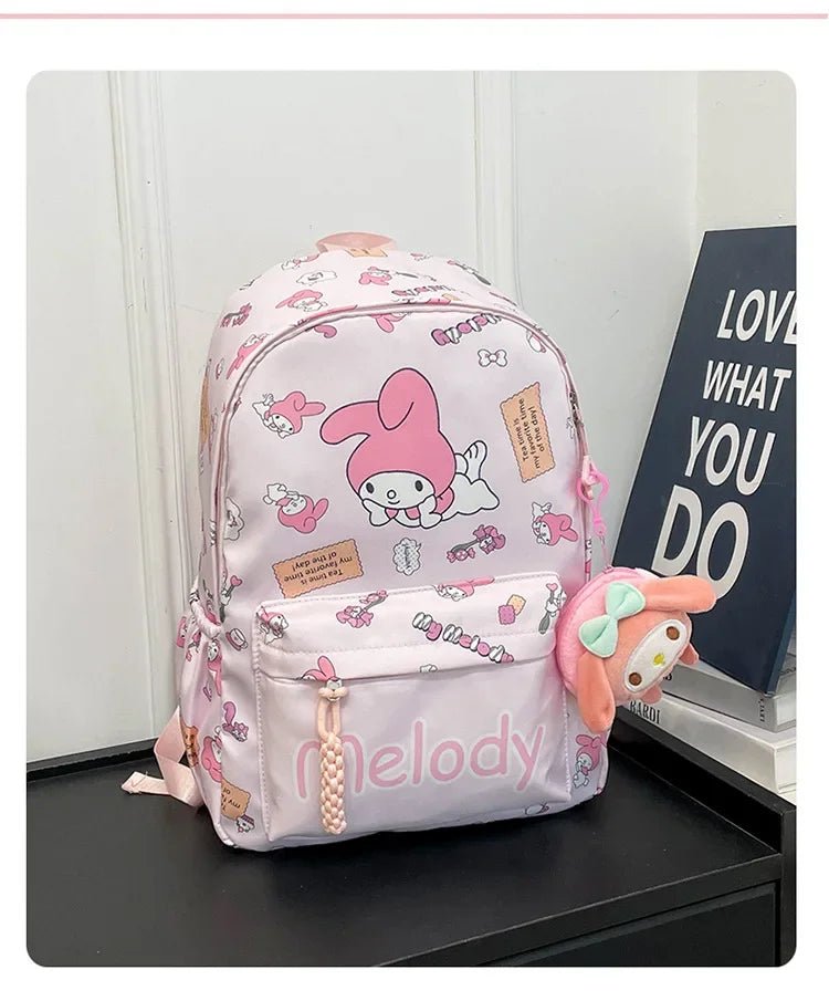 Sanrio Kuromi Hello Kitty Backpack - Kaiju Mafia