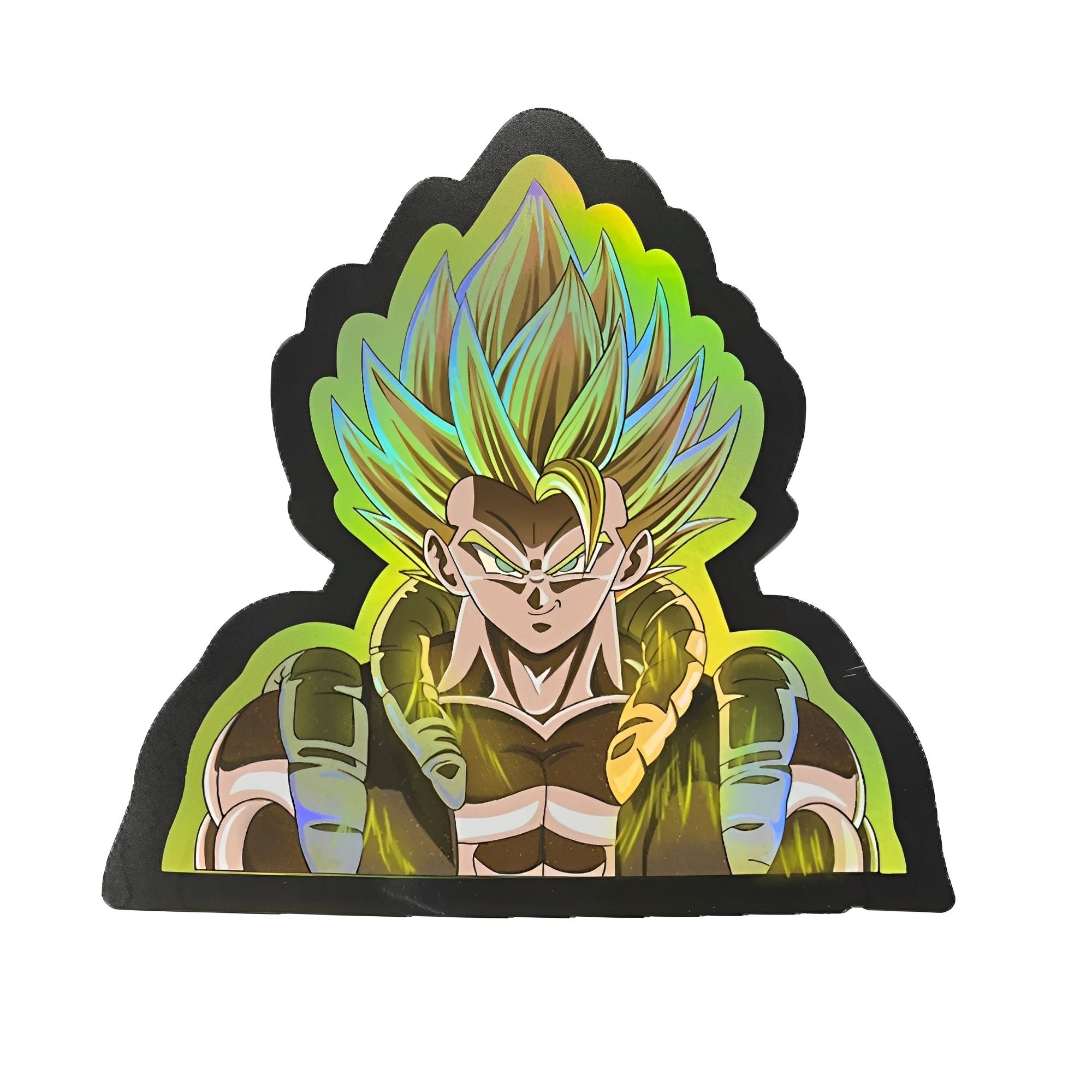 Cartoon Dragon Ball Holographic Anime Laser Stickers Motorcycle Anime Lenticular Car Window Sticker For Laptop Hot - Kaiju Mafia
