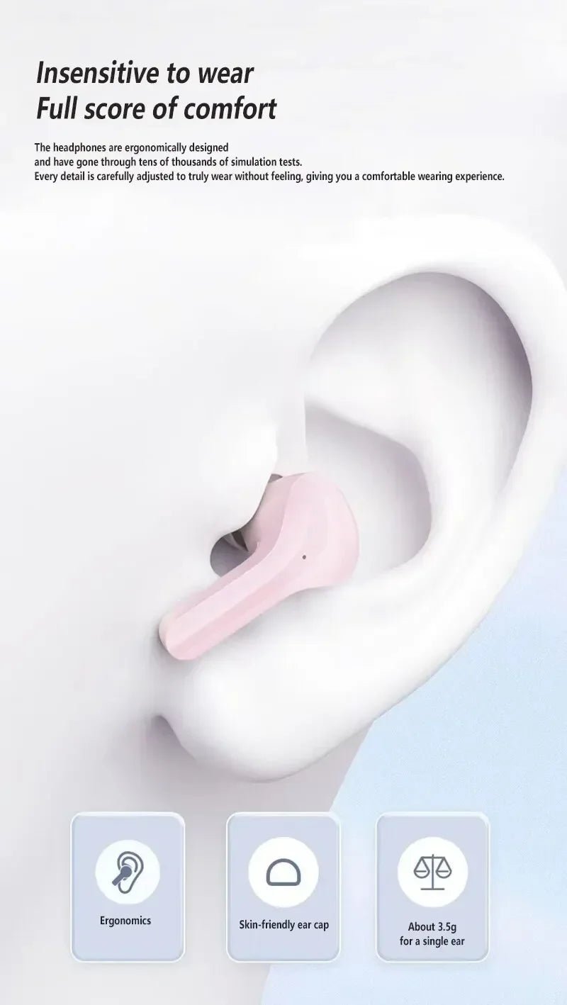 AIR31 True Wireless Bluetooth Headset Binaural Small In Ear Buds Sports Stereo Bass TWS Earbuds Newest Sports Earbuds for phones - Kaiju Mafia