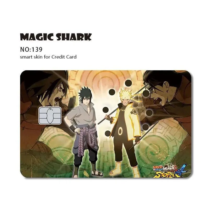 New Cool Anime Dragon Ball Naruto Credit Debit Metro Card Sticker Skin Film Front Side Small Chip Large Chip - Kaiju Mafia