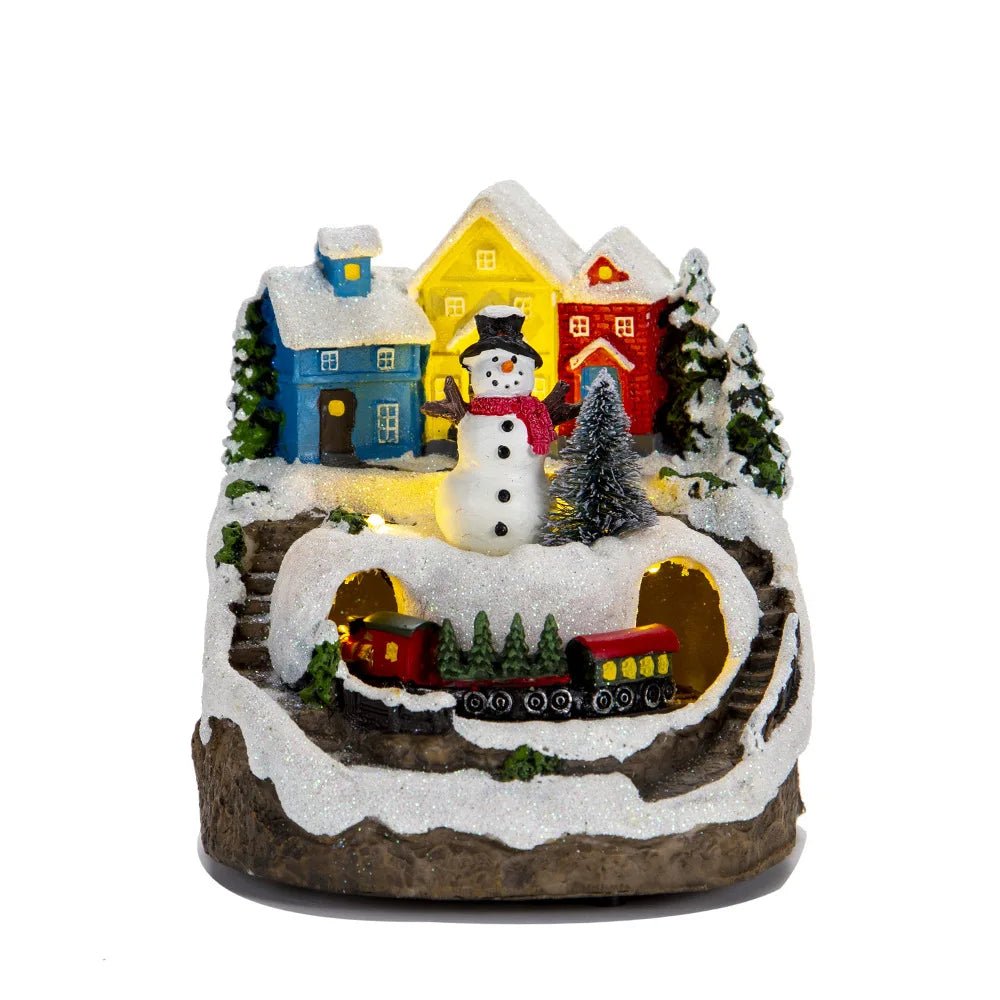 Christmas Village Music Sculpture - Kaiju Mafia