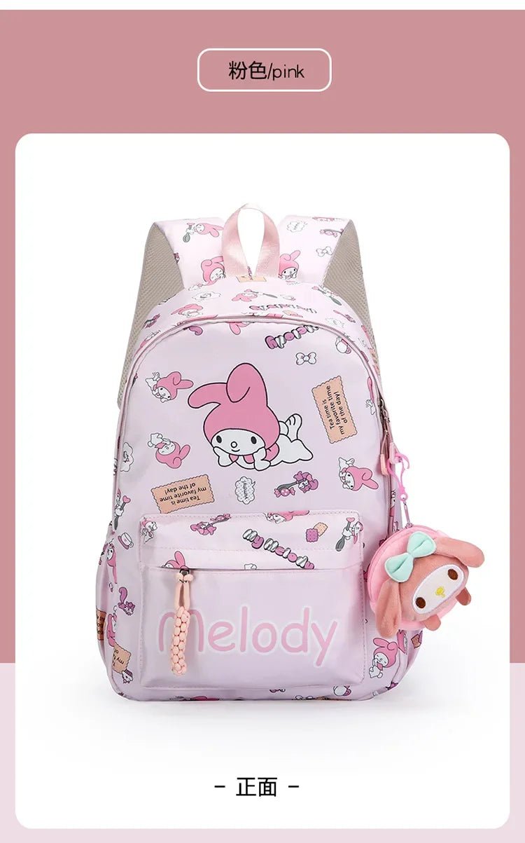 Sanrio Kuromi Hello Kitty Backpack - Kaiju Mafia