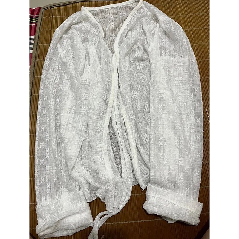 Summer Bow Cardigan T-Shirt - Kaiju Mafia