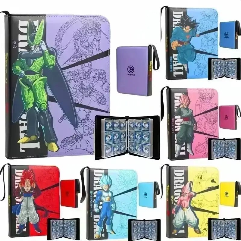 400pcs/900pcs Card Album Book Anime Dragon Ball Collection Card Storage Folder Hold Vegeta Iv Game Cards Binder Holder Gift - Kaiju Mafia