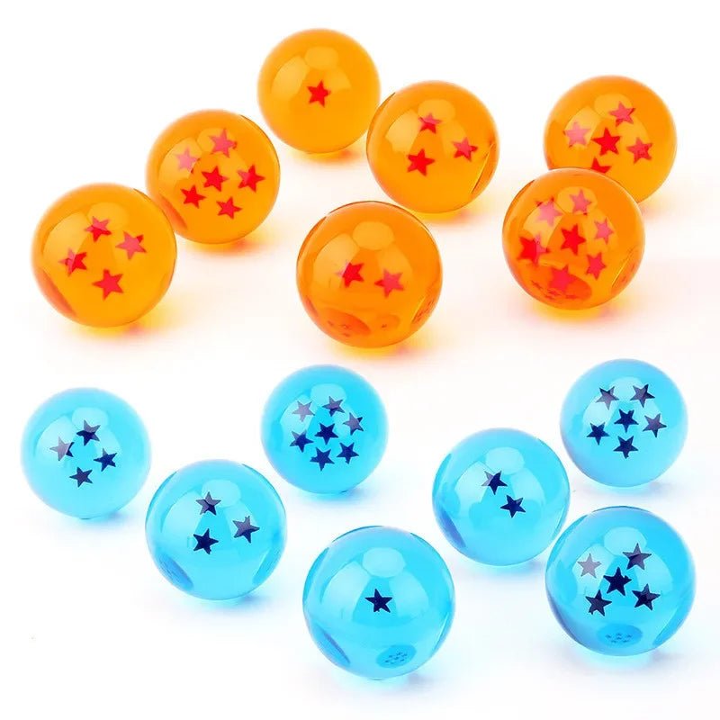 Anime Dragon 1 - 7 Stars Balls Keychain Charms Gokus Bead Pendant Key Chains Car Keyring Jewelry Cosplay Prop Accessories - Kaiju Mafia