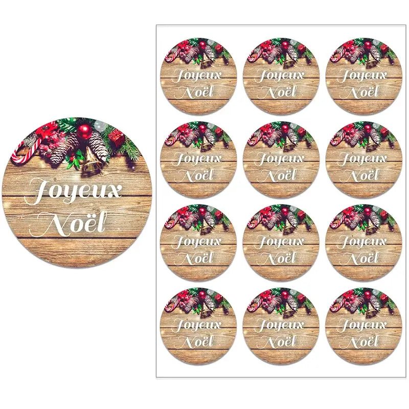 Joyeux Noël Christmas Stickers - Kaiju Mafia