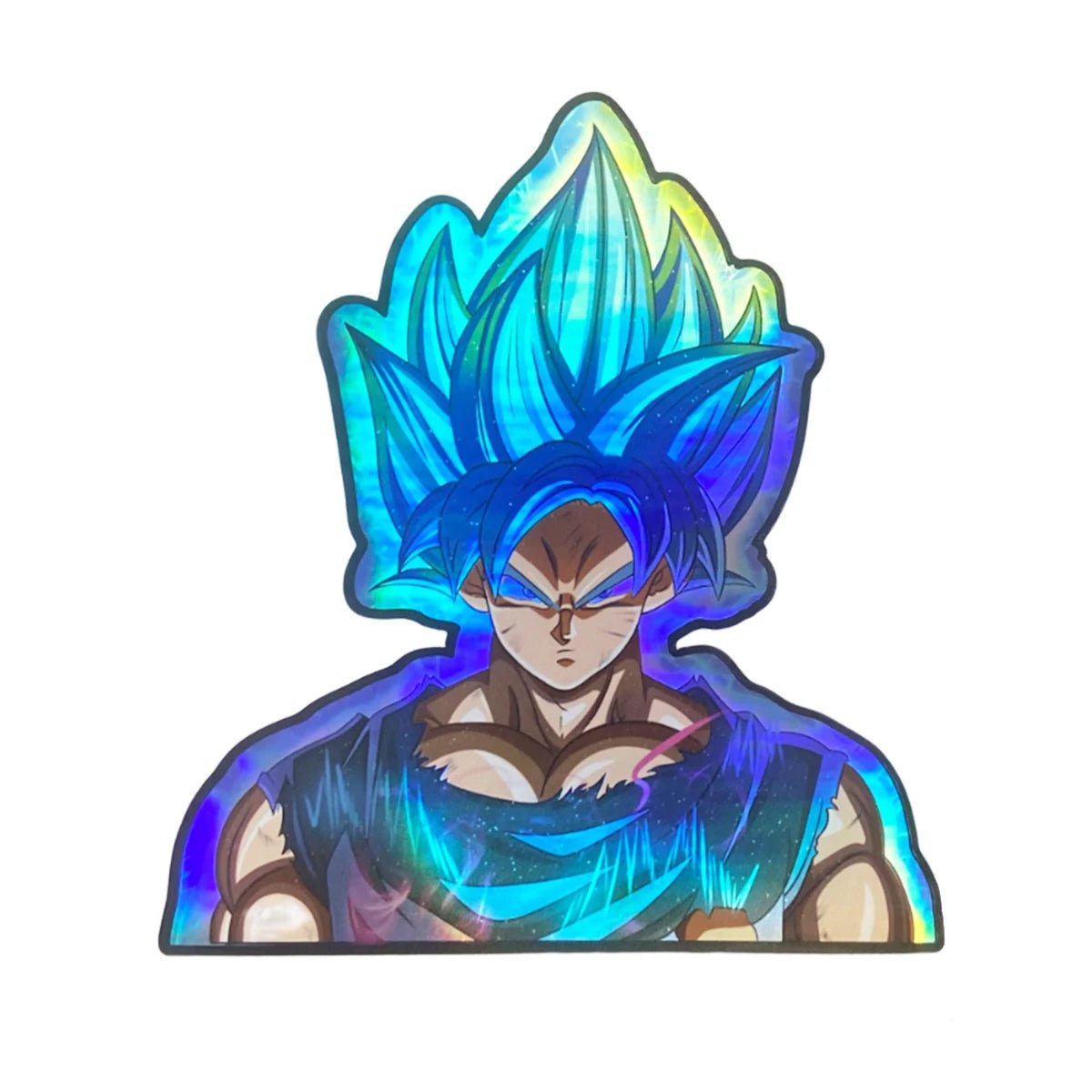 Cartoon Dragon Ball Holographic Anime Laser Stickers Motorcycle Anime Lenticular Car Window Sticker For Laptop Hot - Kaiju Mafia