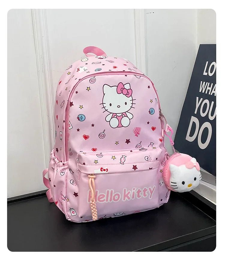 Sanrio Kuromi Hello Kitty Backpack - Kaiju Mafia