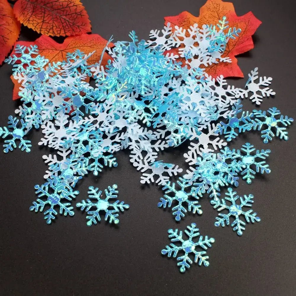Glitter Christmas Snowflakes Confetti - Kaiju Mafia