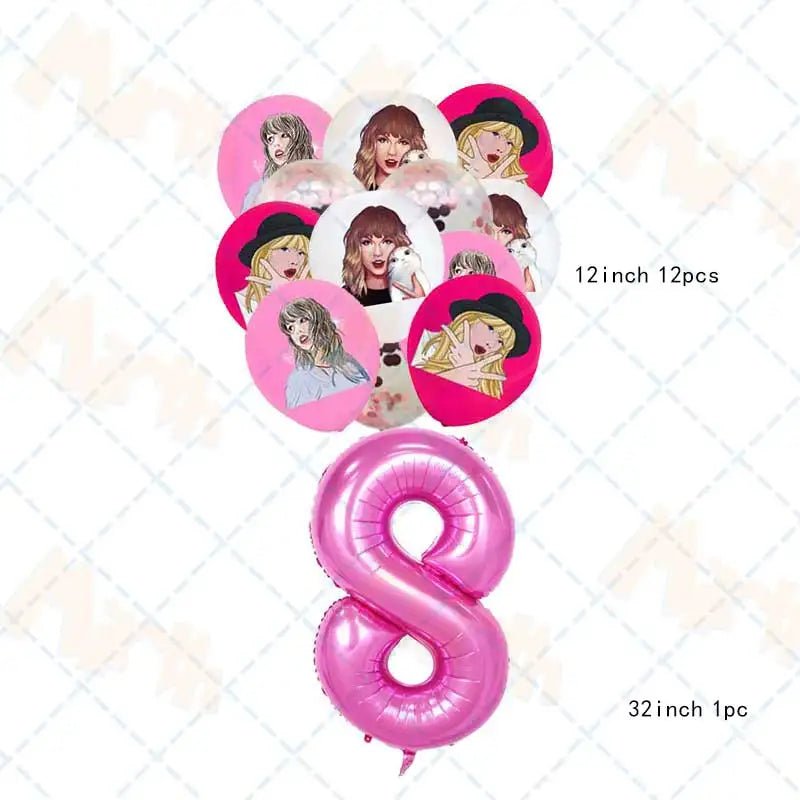 Taylor Swift Birthday Supplies - Kaiju Mafia