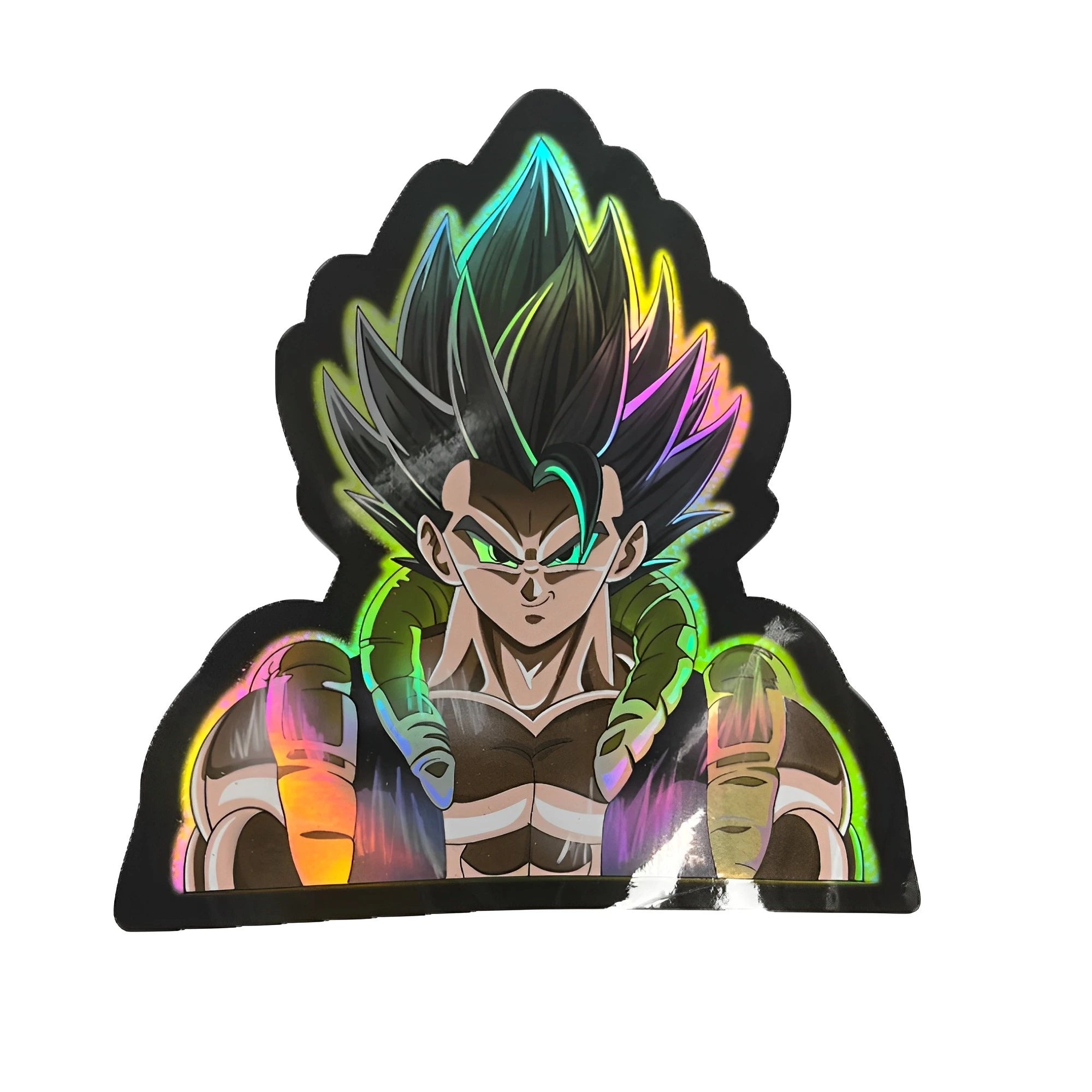 Cartoon Dragon Ball Holographic Anime Laser Stickers Motorcycle Anime Lenticular Car Window Sticker For Laptop Hot - Kaiju Mafia