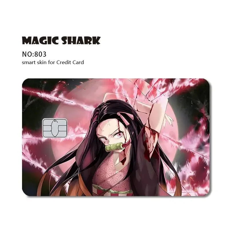 New Cool Anime Dragon Ball Naruto Credit Debit Metro Card Sticker Skin Film Front Side Small Chip Large Chip - Kaiju Mafia