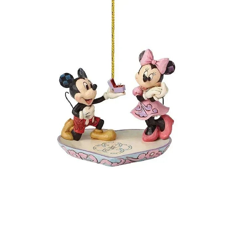 Disney Cartoon 2D PVC Decoration Stitch Mickey Mouse Children Backpack Pendant Cartoon Car Ornaments Christmas Hanging Ornaments - Kaiju Mafia