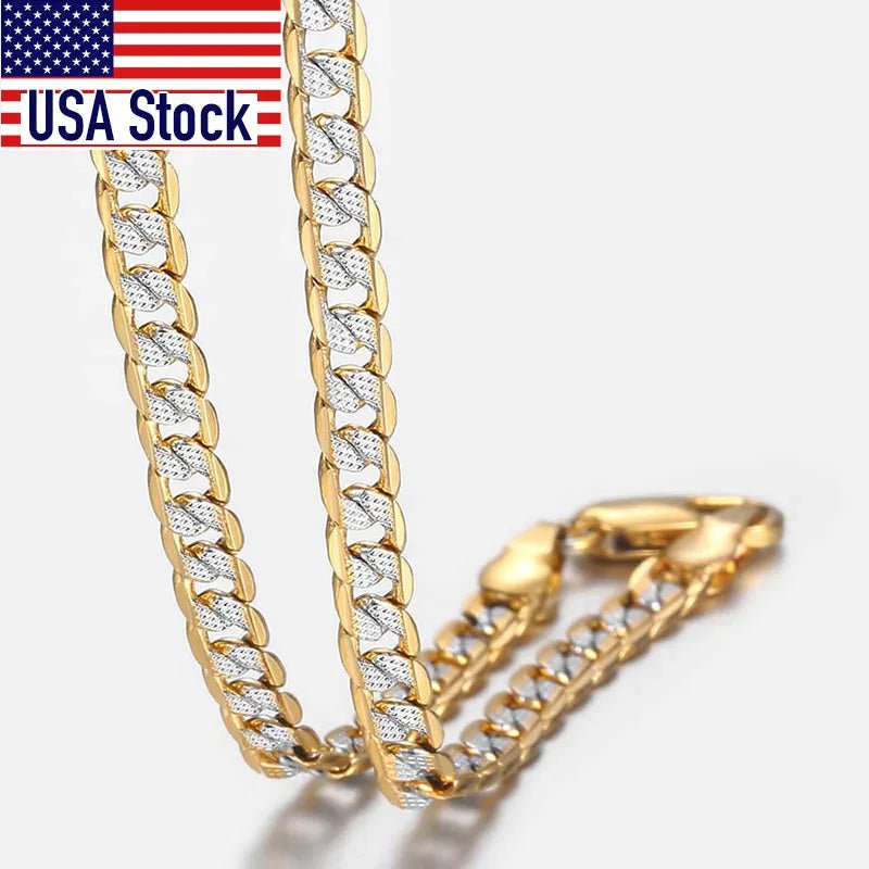 Trendsmax Gold Color Cuban Link Necklace - Kaiju Mafia