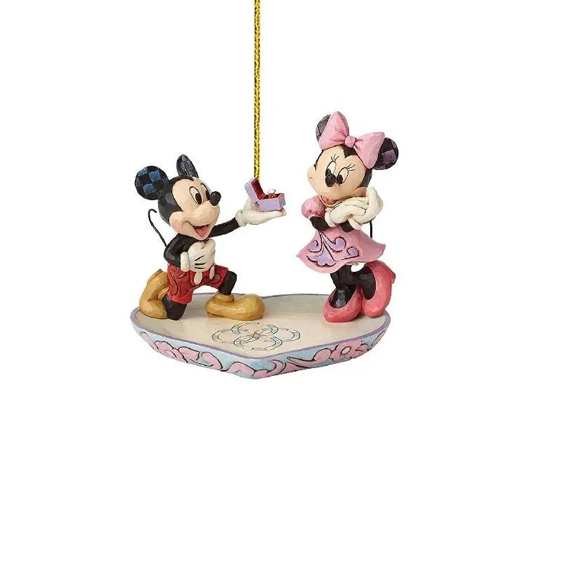 Disney Cartoon 2D PVC Decoration Stitch Mickey Mouse Children Backpack Pendant Cartoon Car Ornaments Christmas Hanging Ornaments - Kaiju Mafia