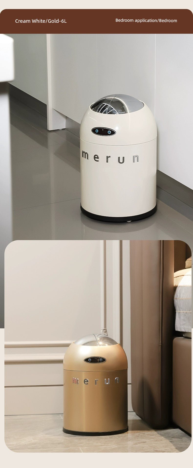Merun Kitchen and Bathroom Inductive Ashbin - Kaiju Mafia