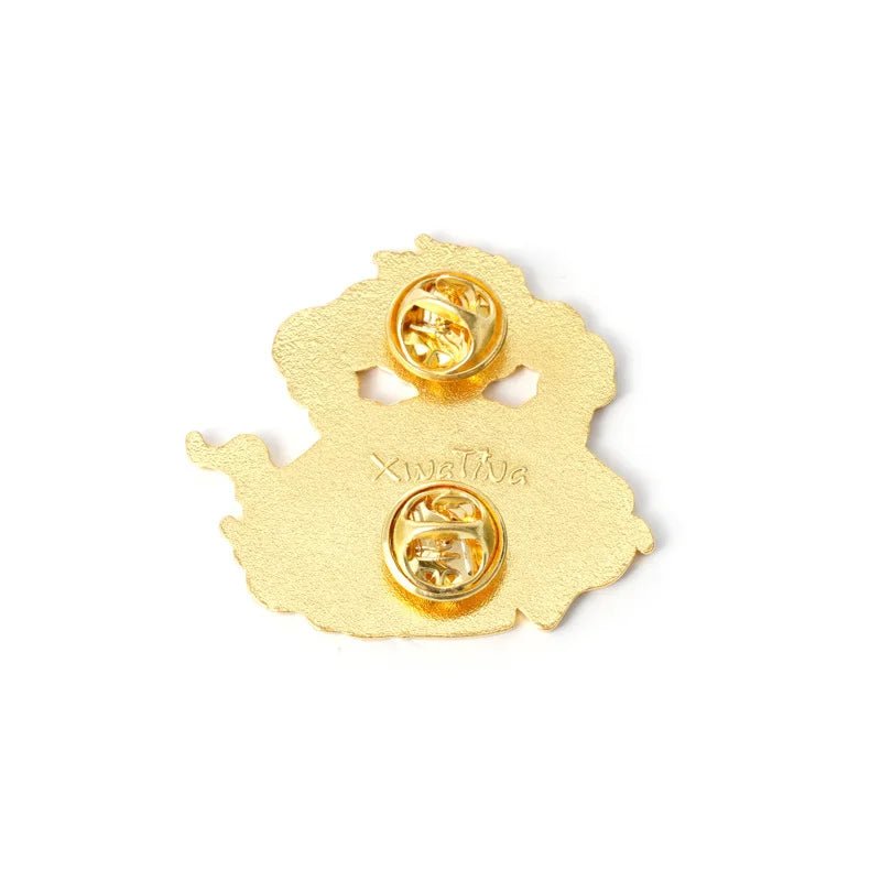 Anime ONE PIECE Nika Monkey D. Luffy Cosplay Props Metal Badge Pin Alloy Brooch Accessories - Kaiju Mafia