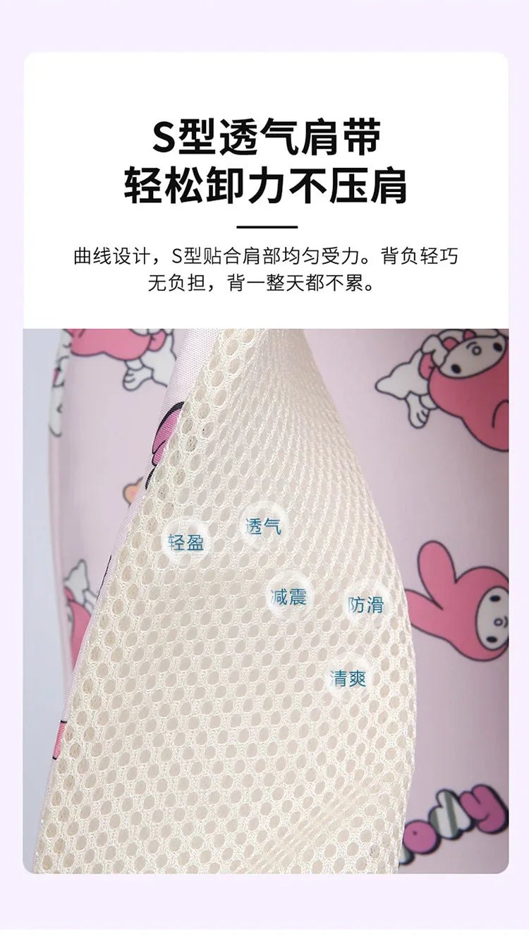 Sanrio Kuromi Hello Kitty Backpack - Kaiju Mafia