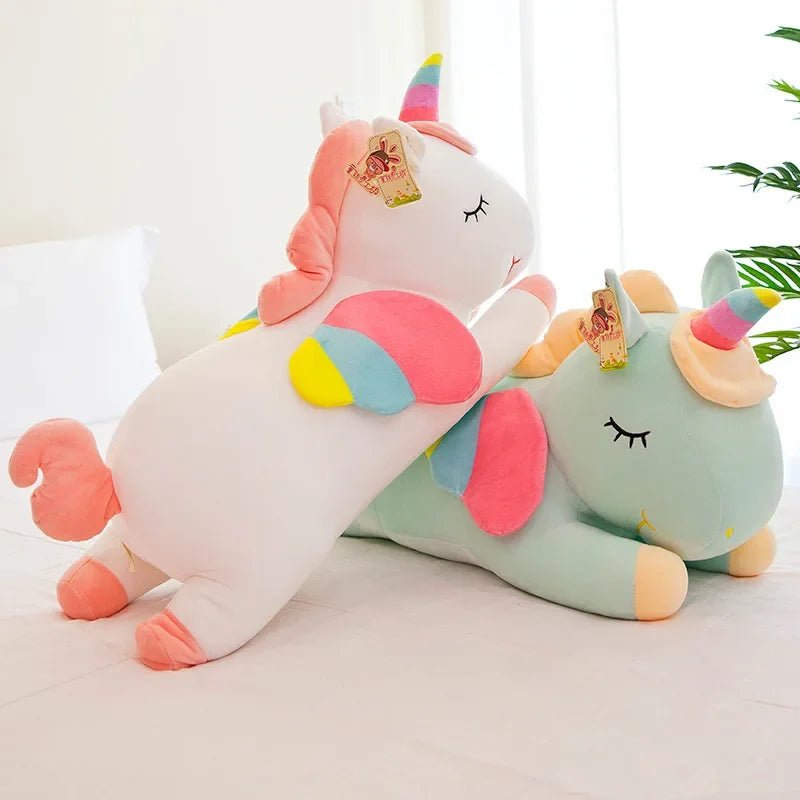 30cm Cute Cartoon Lala Fanfan Duck Down Toy Soft Colored Horse FillingDollPillowDecorationChristmasGift forGirlfriendKawaiiPlush - Kaiju Mafia