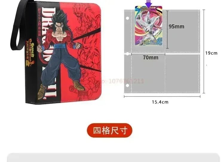 400pcs/900pcs Card Album Book Anime Dragon Ball Collection Card Storage Folder Hold Vegeta Iv Game Cards Binder Holder Gift - Kaiju Mafia