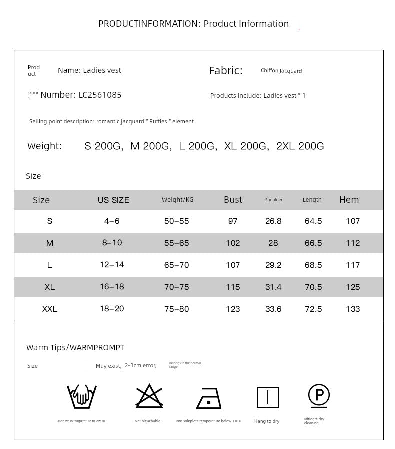 Sleeveless Trendy Loose Chiffon I - Shaped Vest Tops - Kaiju Mafia