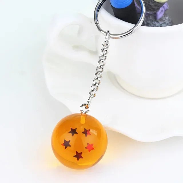 Anime Dragon 1 - 7 Stars Balls Keychain Charms Gokus Bead Pendant Key Chains Car Keyring Jewelry Cosplay Prop Accessories - Kaiju Mafia
