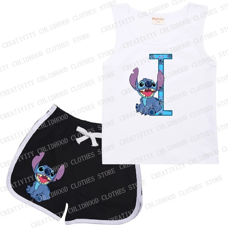 Kids Stitch Letter Sportswear - Kaiju Mafia