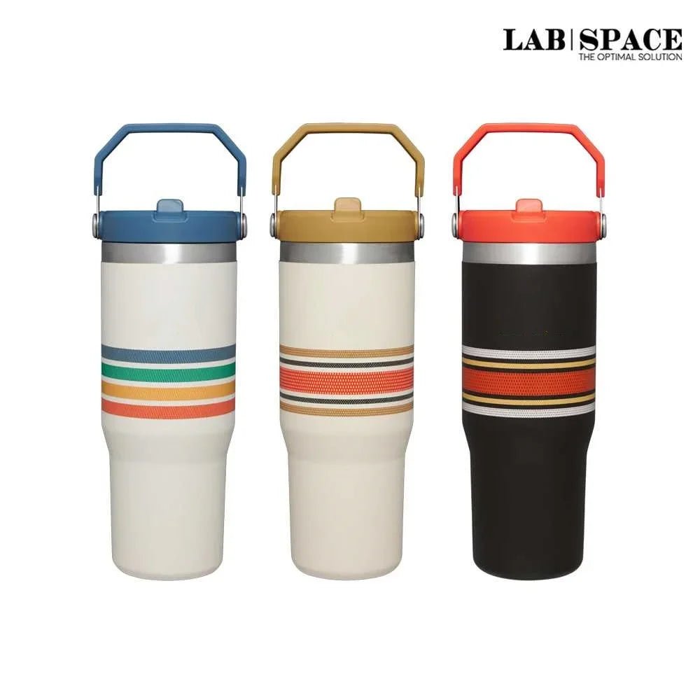 For Stanley Cup 30oz Iceflow Tumbler with Handle Stainless Steel Vacuum Insulated Car Mug Thermal Iced Travel Cup - Kaiju Mafia