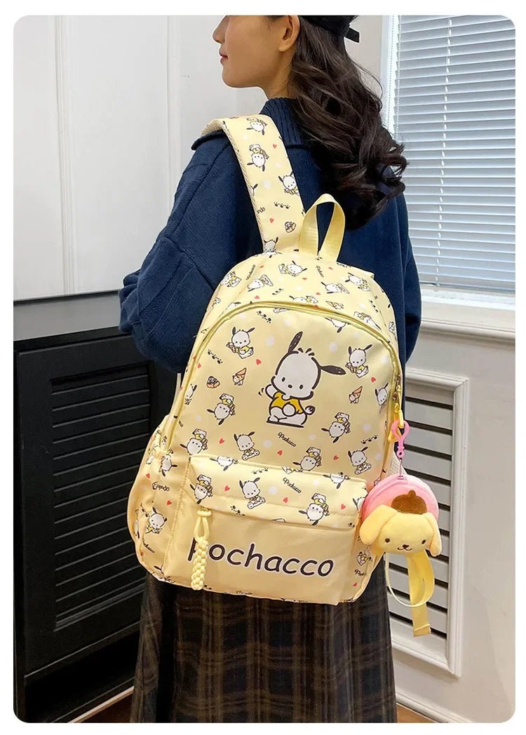 Sanrio Kuromi Hello Kitty Backpack - Kaiju Mafia
