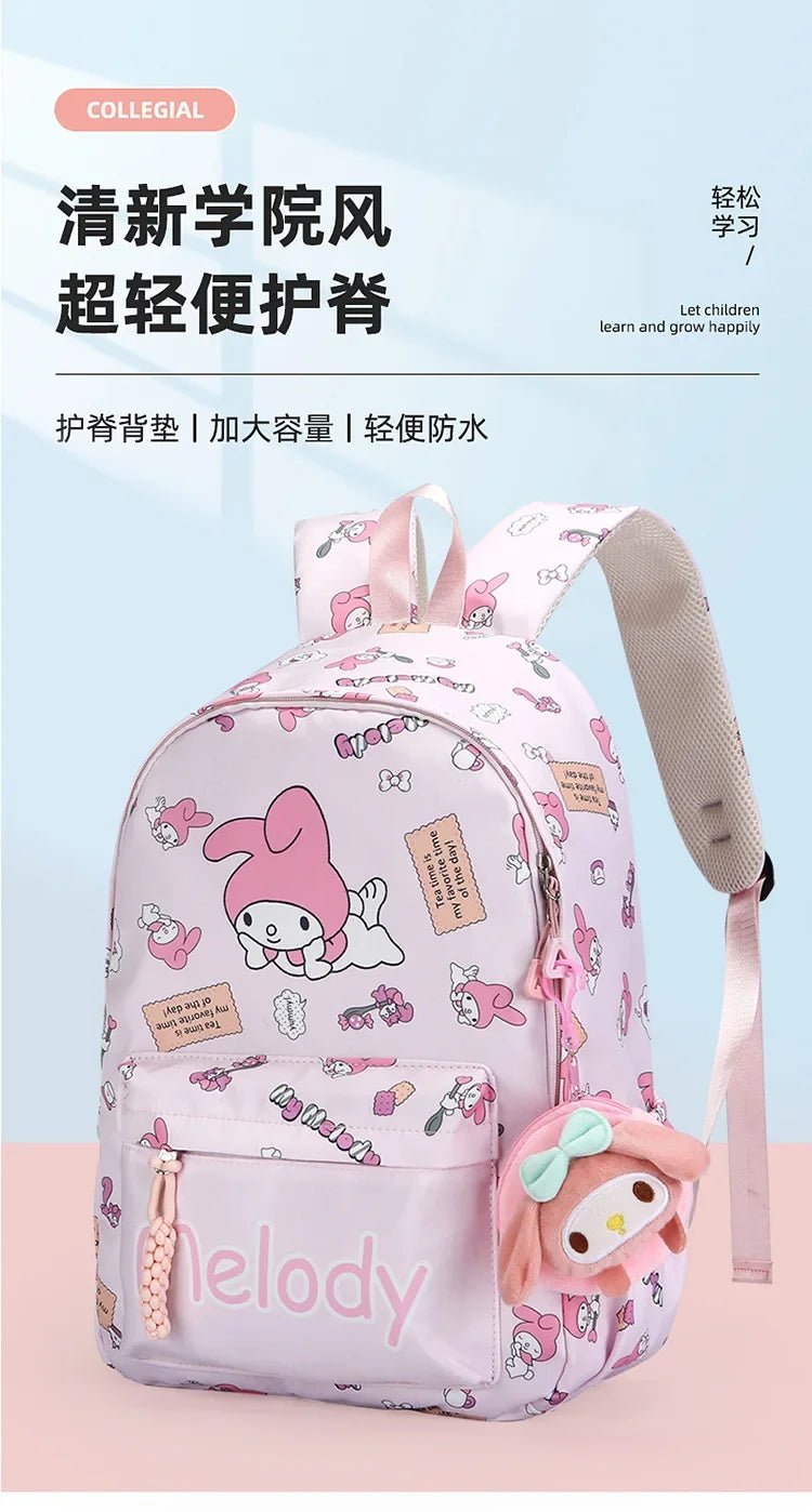 Sanrio Kuromi Hello Kitty Backpack - Kaiju Mafia