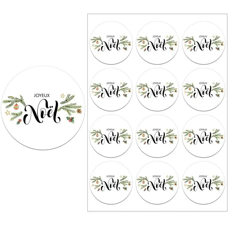 Joyeux Noël Christmas Stickers - Kaiju Mafia