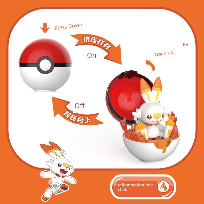 Pokemon Poke Ball Gengar Greninja Toy - Kaiju Mafia