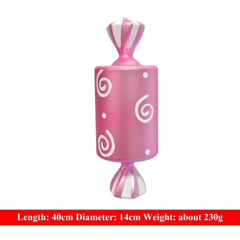 Pink Candy Cane Ornaments - Kaiju Mafia