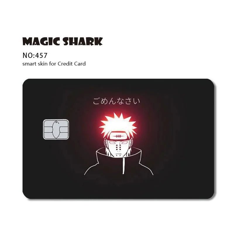 New Cool Anime Dragon Ball Naruto Credit Debit Metro Card Sticker Skin Film Front Side Small Chip Large Chip - Kaiju Mafia