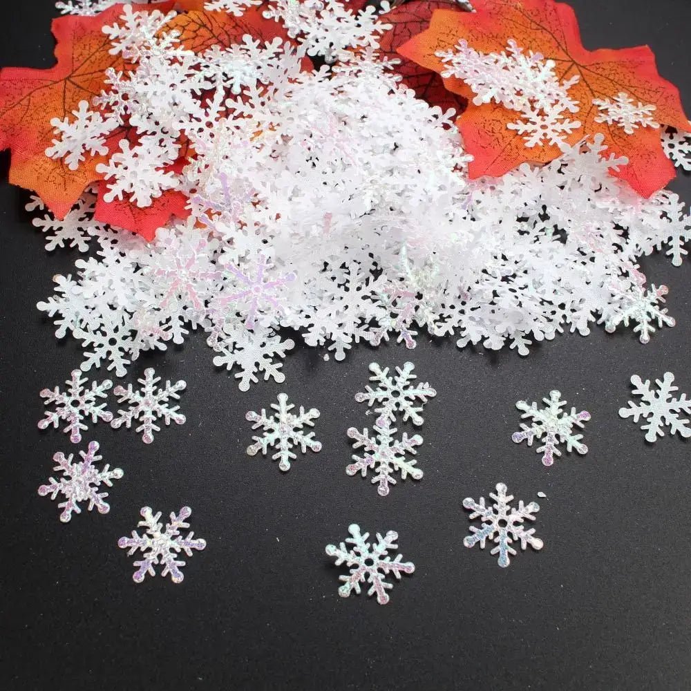 Glitter Christmas Snowflakes Confetti - Kaiju Mafia