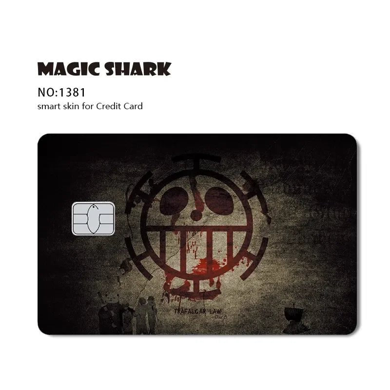 New Cool Anime Dragon Ball Naruto Credit Debit Metro Card Sticker Skin Film Front Side Small Chip Large Chip - Kaiju Mafia