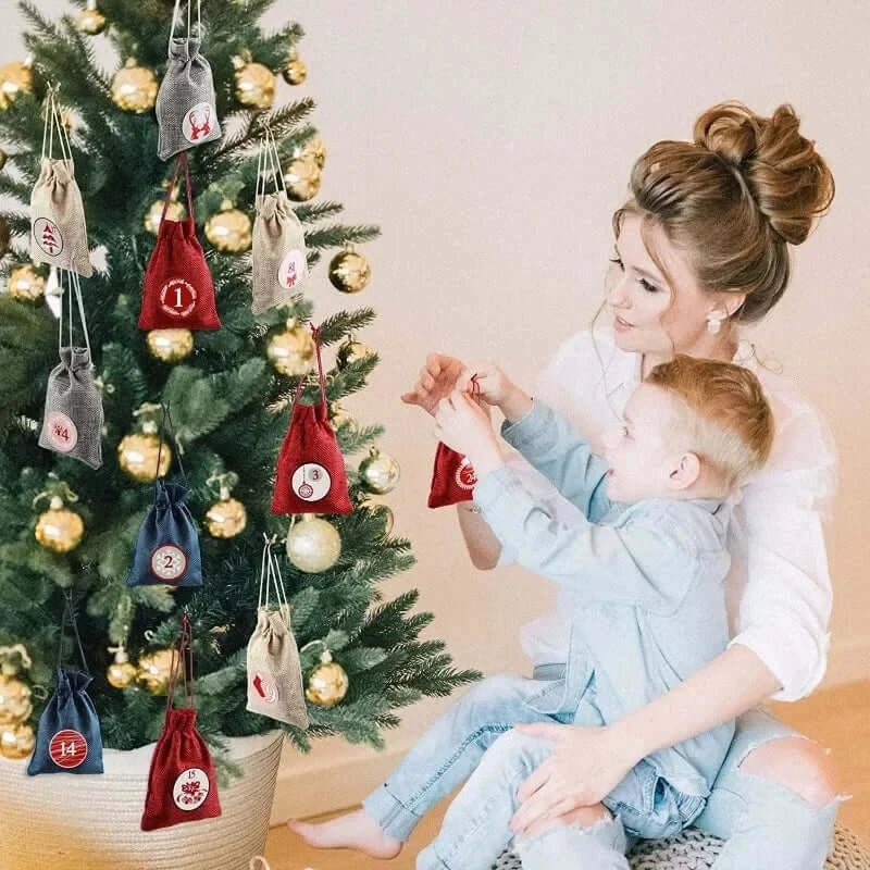 Christmas Advent Calendar Stickers - Kaiju Mafia