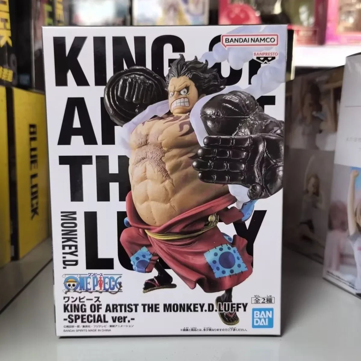 Original Bandai King of Artist One Piece Monkey D. Luffy Special Ver. Collection Ornaments Figure Toys Birthday Gift 14cm - Kaiju Mafia