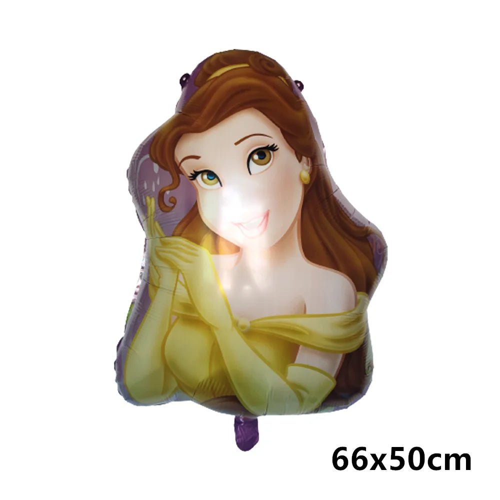 Great Cinderella Snow White Bell Elsa Princess Foil Balloons Baby Shower Girl Birthday Party Decorations Kids Helium Balls Toys - Kaiju Mafia