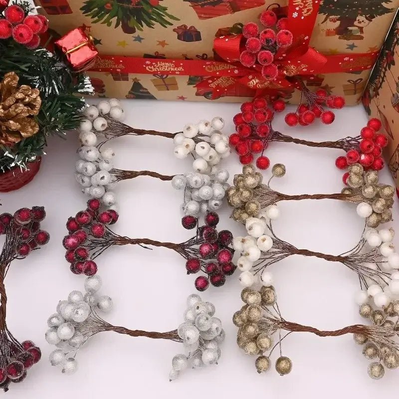 Frosted Berry Holly Bouquets - Kaiju Mafia