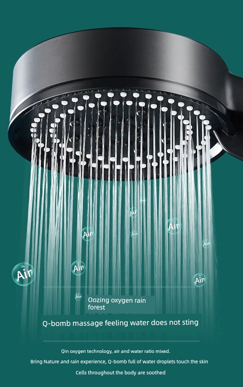 Five - Speed Handheld Shower Nozzle - Kaiju Mafia