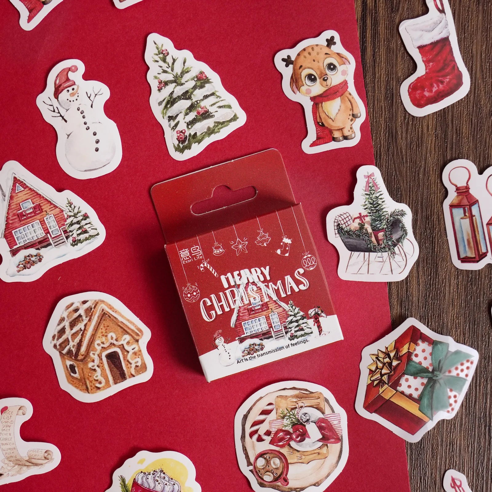 Cute Christmas Mini Stickers - Kaiju Mafia