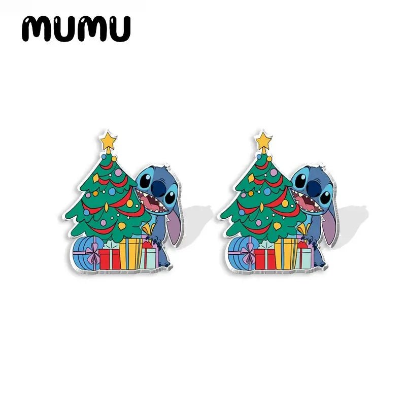 New Christmas Stitch Earrings - Kaiju Mafia