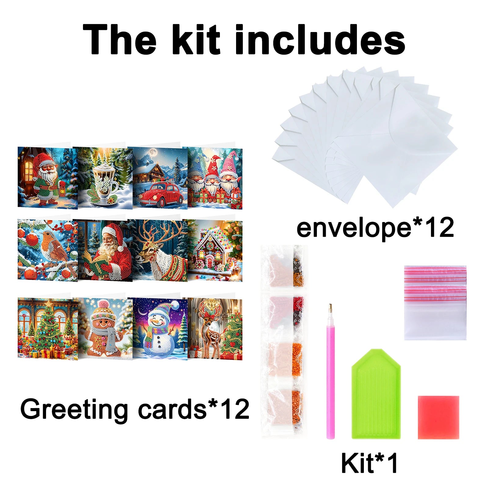 DIY Diamond Painting Cards - Kaiju Mafia